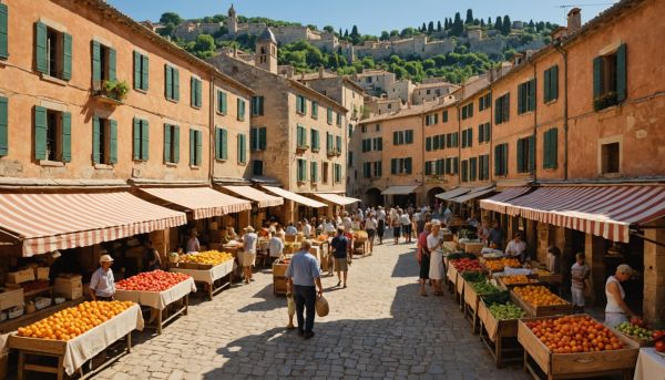 Pourquoi Simiane-la-Rotonde offre les marchés provençaux les plus captivants en été
