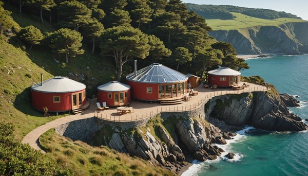 Quels sont les services et les hébergements atypiques proposés par les campings sur la côte basque ?