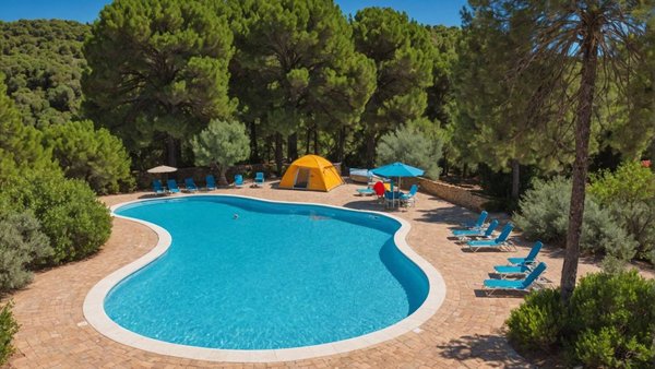 Séjournez au paradis : camping 4 étoiles avec piscine dans le var